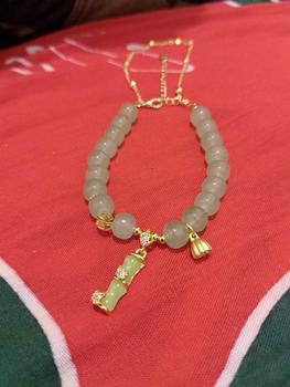 Product Review of GL25 -- GELANG HALF CHAIN GREEN Bracelets from J**a 0