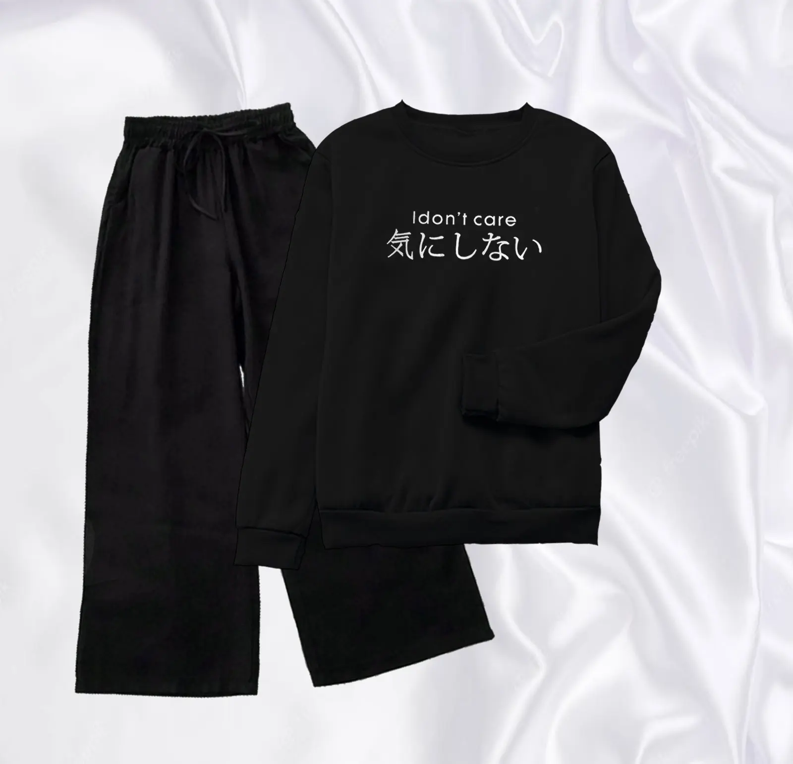 Setelan Oblong Basic Celana Kulot Anak Remaja 9-16Tahun Baju Fashion Pakaian