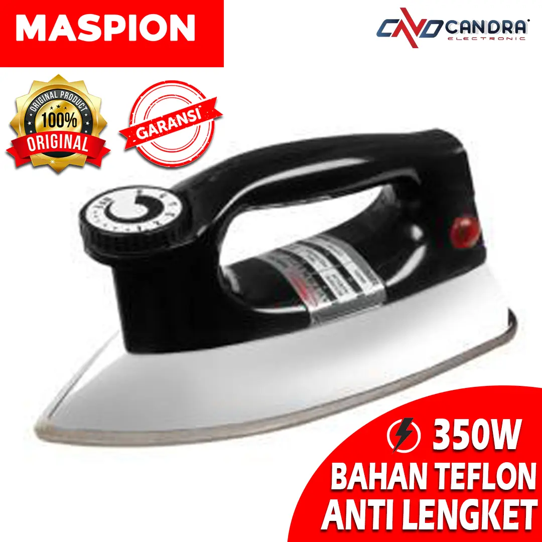 SETRIKA LISTRIK MEREK MASPION TIPE HA 90