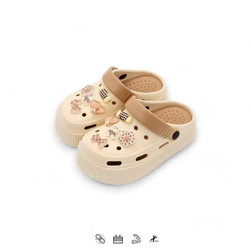 Sandal Anak Perempuan Sandal Kodok Baim Fuji Anak Bahan Eva Rubber Empuk Ringan Dan Antislip Fashion Karet Eva 1