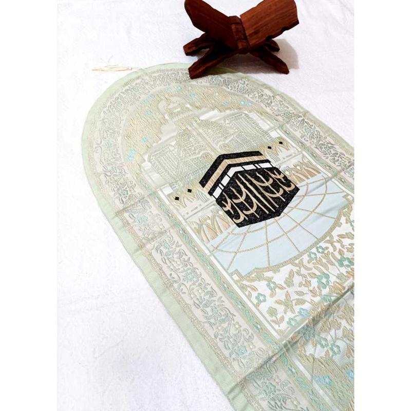 Sajadah Kubah Bordir Midi 53 x 105 Motif Tebal Turkey Turkiye Sajadah Kubah Bordir Midi 53 x 105 Motif Tebal Truki Turkey 7