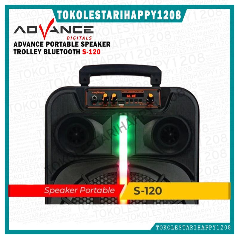 Advance Speaker 12 inci Meeting Karaoke Bluetooth S-120 Plus Mic Wireless Garansi Resmi 2