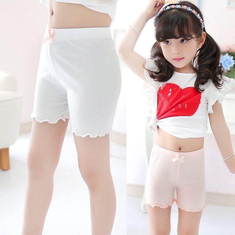 Product Introduction of Cute Bow Girls Shorts Safety Pants Underwear Children Spring Summer Short Underpants for 3-8 Years 8