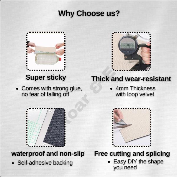 Cat Scratching Carpet Mat  Wholesale Rug Karpet Lantai Office Furniture Large Trimmable Cat Scratching Carpet Self-Adhesive Carpet Mat Pad Replacement Furniture Protectors for Cats Tikar cakar Kucing 6