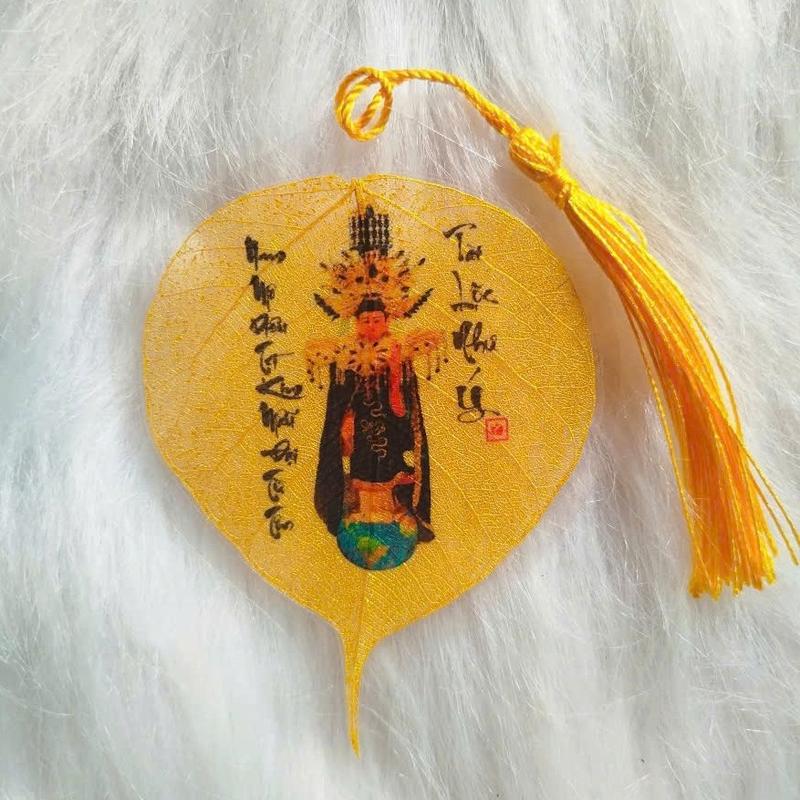 Lá Bồ Đề Hình[ Diêu Trì Kim Mẫu]. Món Quà Ý Nghĩa Cho Bạn Bè Và Người Thân. Để Ốp ĐT, Treo Xe