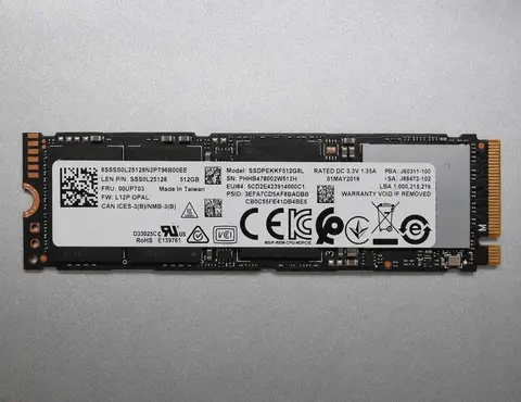 Ổ cứng laptop SSD M.2 2280 NVME 512GB dùng để nâng cấp dung lượng bộ nhớ