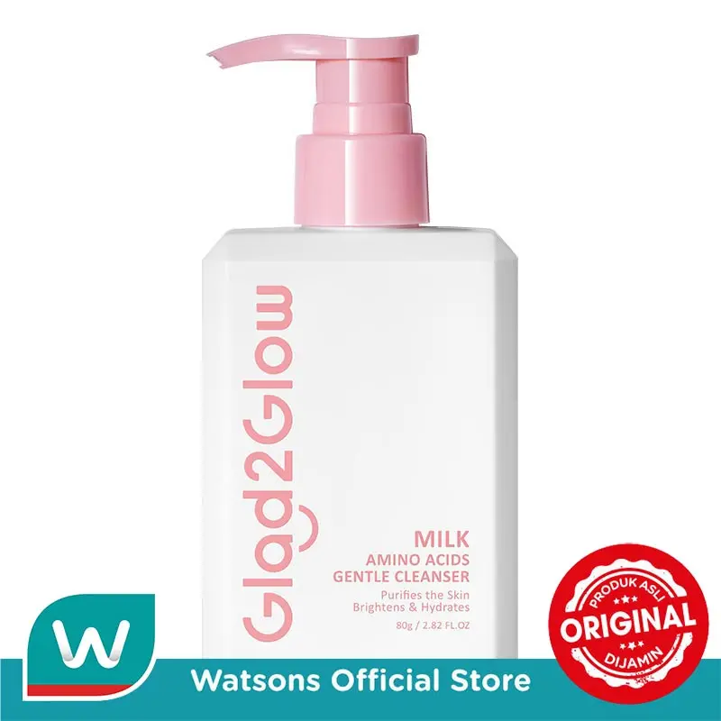 Glad2Glow Milk Amino Acids Gentle Cleanser 80g 0