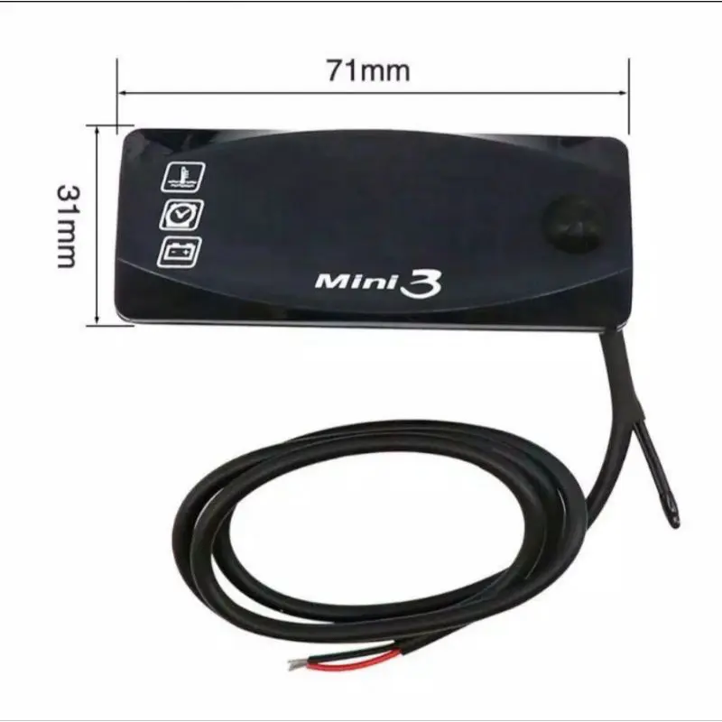 TERMURAH Volmeter Volt meter ACCU Aki 3 in 1 Mini 3 12V Universal Semua motor 2