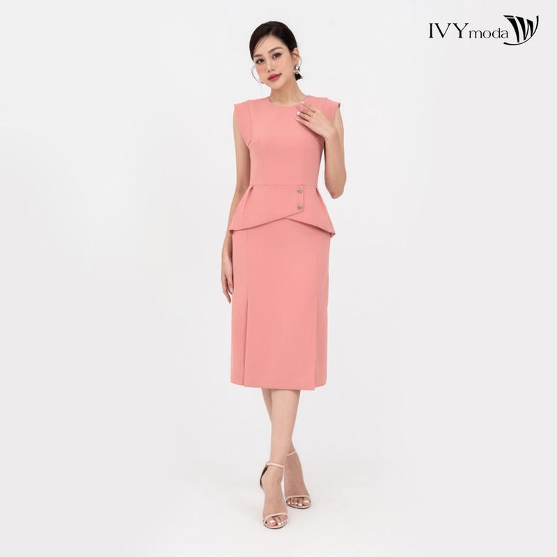 Đầm chữ A dạo phố IVY moda dành cho Nữ MS 41M8390