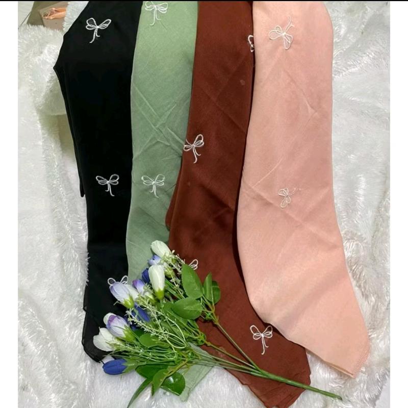 hijab paris segiempat coquette pita kecil terbaru 3