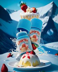 Gambar CRACKZ ICE V4 PUDDING ICE CREAM FREEBASE - 3 MG  dari Tetra Indonesia_NEW Kota Bandung 3 Tokopedia