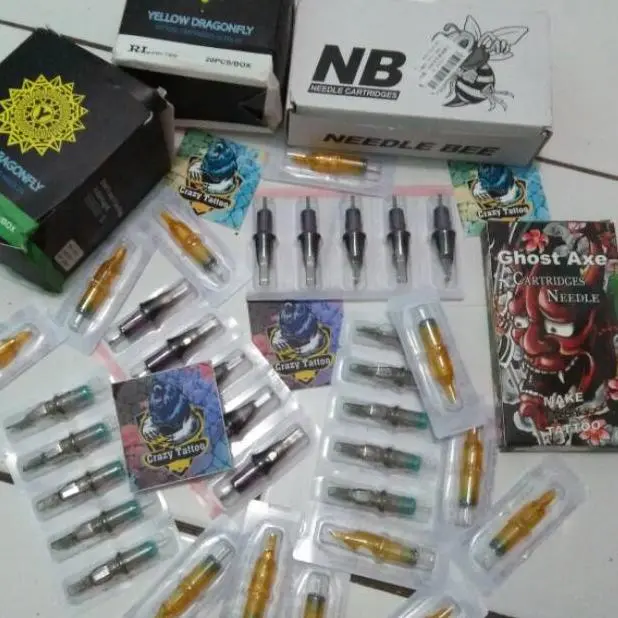 Terbaru jarum tattoo catridge tatto rotary pen tato original kecantikan tubuh kuli