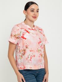 Gambar SISTER'S Blouse - Blus Cheongsam Atasan Wanita Katun Linen N622 (ZE) - Pink , XL (T4) dari Sisters Fashion Group Kota Administrasi Jakarta Utara 4 Tokopedia