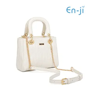 En-ji Seora Handbag - Ivory
