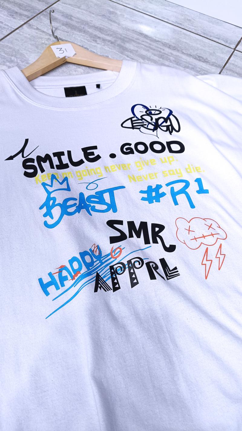 Product Introduction of SMR APPAREL - Kaos Oversize SMILE GOOD premium Cotton Combed 24s Pria & Wanita Basic Lembut Baju Dewasa 1