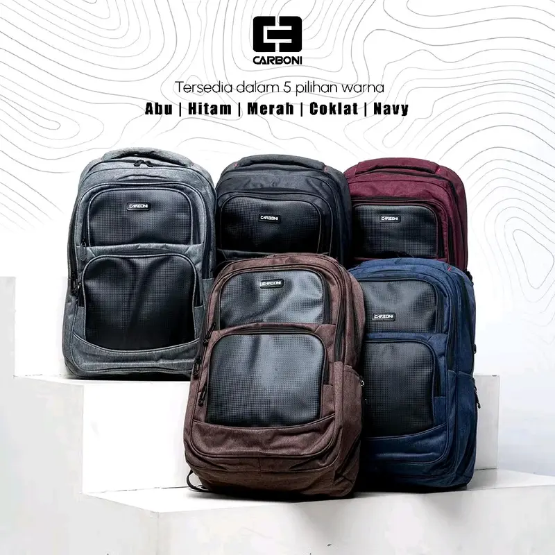 TAS RANSEL LAPTOP CARBONI AA00104 Backpack 5