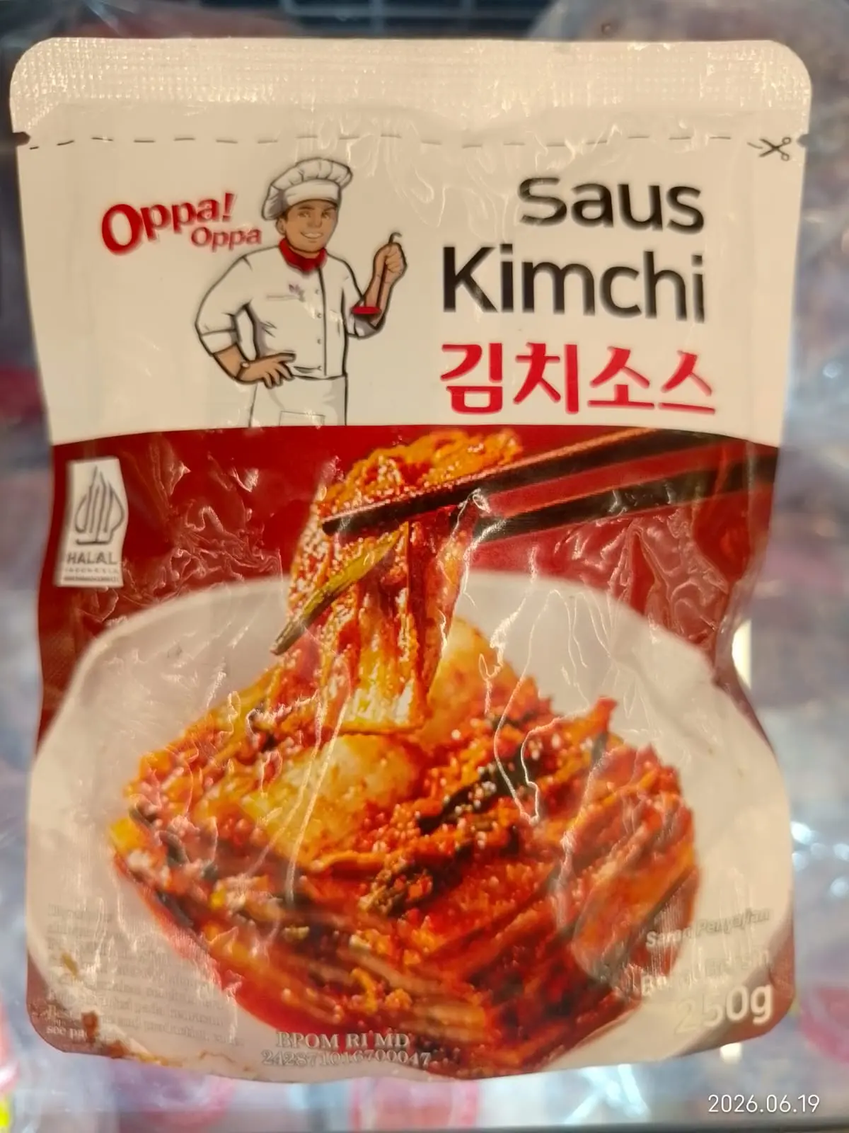 JAVAS SAUS KIMCHI 250GR POUCH