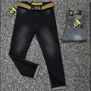 Celana jeans panjang abu” pria INSECT slimpit 27-32 Nyaman Slimfit
