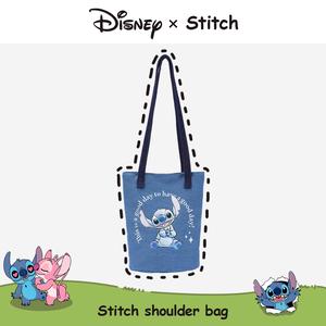 Beg Wanita, Beg Disney, Rekaan Stitch dan Mickey, Diperbuat daripada Kanvas Denim, Beg Baldi Besar, Sesuai sebagai Hadiah Hari Jadi untuk Kanak-kanak Perempuan