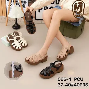 MJFOOTWEAR Sandal Wanita Kekinian Viral Wedges Tali Belakang Jelly Youth Balance
