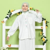 Gambar Mybamus Tawa Embroidery Tops Kemeja Katun Bordir Bunga Kemeja Kerja Wanita Kemeja Embroidery Kemeja Wanita - Black M18843 R77S1  dari Mybamus Kab. Bandung Barat 3 Tokopedia