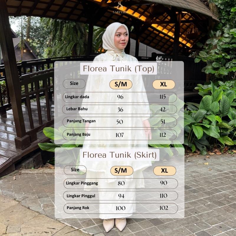 Florea Tunik - READY {One Set Tunik Skirt Elegant} BY SABYYHA.ID