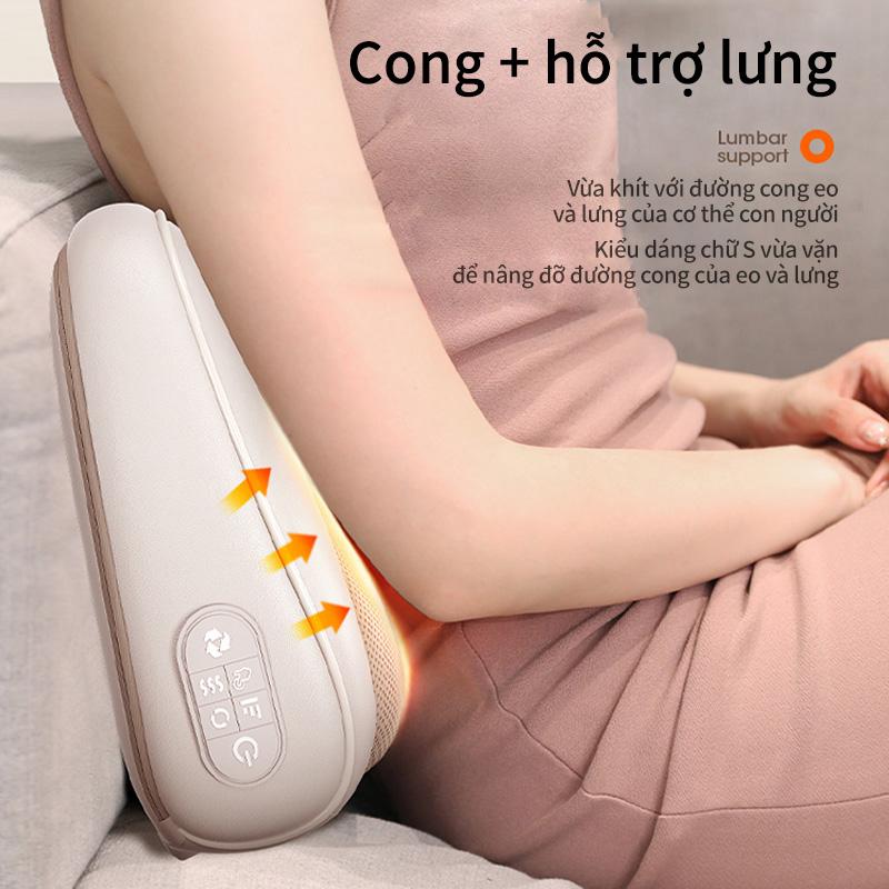 Máy Massage Cổ Và Lưng Shiatsu Bằng Điện, Jinkairui, Với Gối Mát Xa Bằng Nhiệt, Thích Hợp Cho Nam Và Nữ, Máy Massage Vai Nhào Sâu, Cho Cơ Toàn Thân, Tại Nhà Và Văn Phòng, Tuyệt Vời Làm Quà Tặng 3