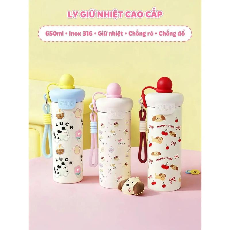 Bình giữ nhiệt XCUP NIUMI 600ml, ly giữ nhiệt nóng lạnh inox 316 cao cấp có…