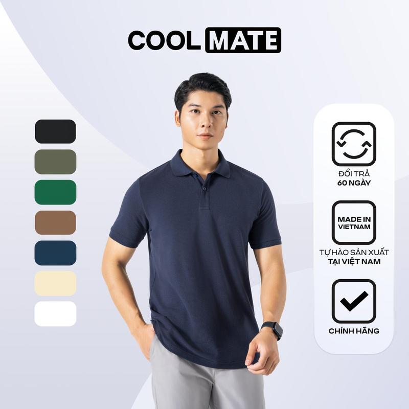Áo Polo Nam Pique Cotton Úc - Nhiều màu - Coolmate