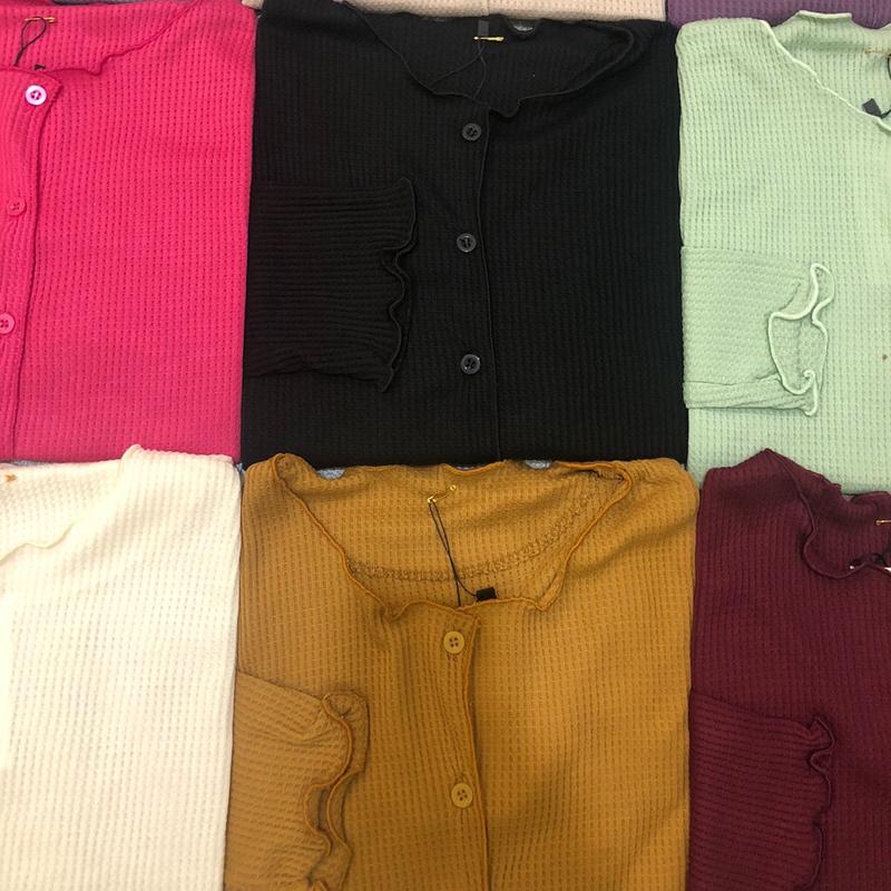 CARDIGAN RAJUT WAFLE LENGAN PANJANG 2