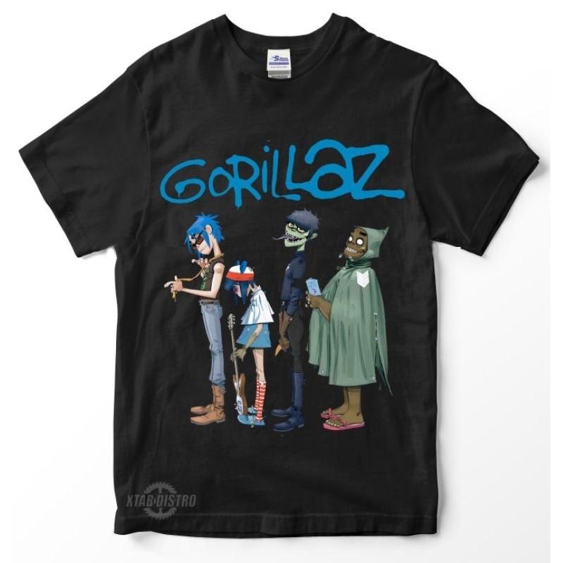 Áo thun Kumpulan Gorillaz-CLINT EASTWOOD Áo thun cao cấp đủ size Unisex Nhiều lựa chọn Hàng có sẵn Giao hàng nhanh