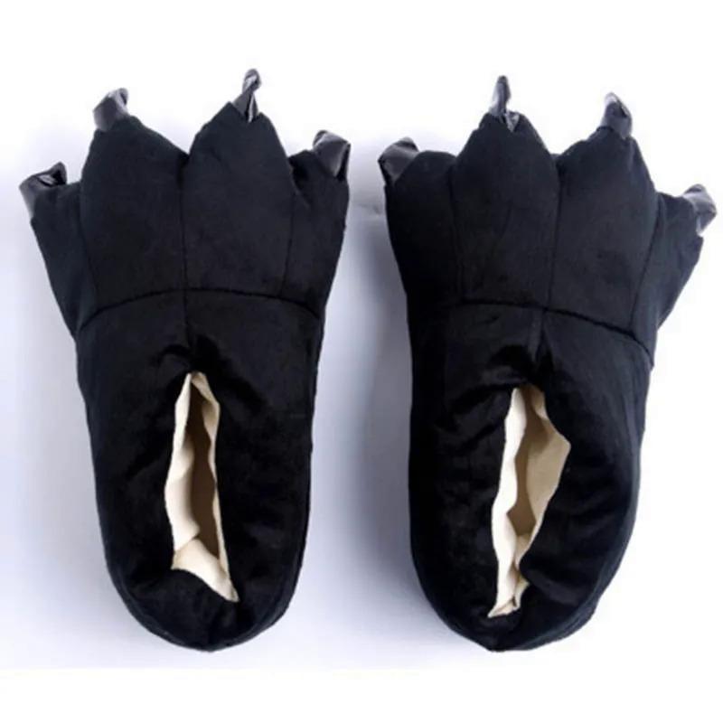 Product Introduction of Cartoon Animal Shoes Paw Shoes Autumn and Winter Lovers Bag with Warm Shoes Men and Women Children Monster Home Shoes 6