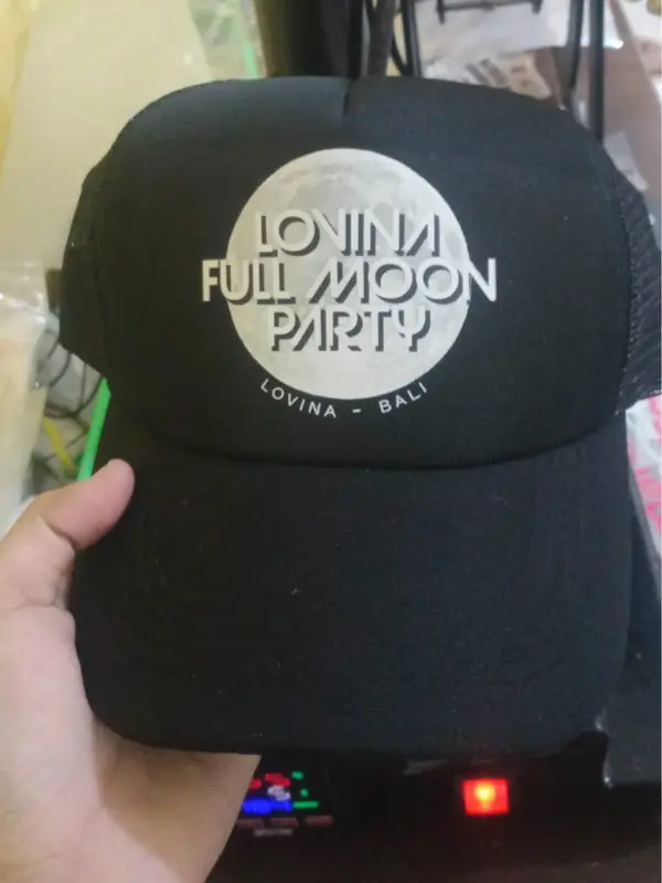 Topi Trucker Custom Bebas Desain Full Warna | Sablon DTF 5