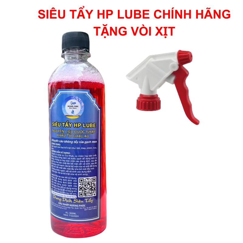 Siêu Tẩy Rửa Lốc Máy, Tẩy Rửa Xe Không Chạm, Tẩy Rỉ Sét Chi Tiết Kim Loại HP Lube Chai 500ml