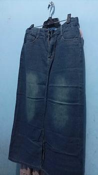 Product Review of 2212# Forking Denim Skirt Women Mid-Length High Waisted Hip Wrap Skirt from J**H 1