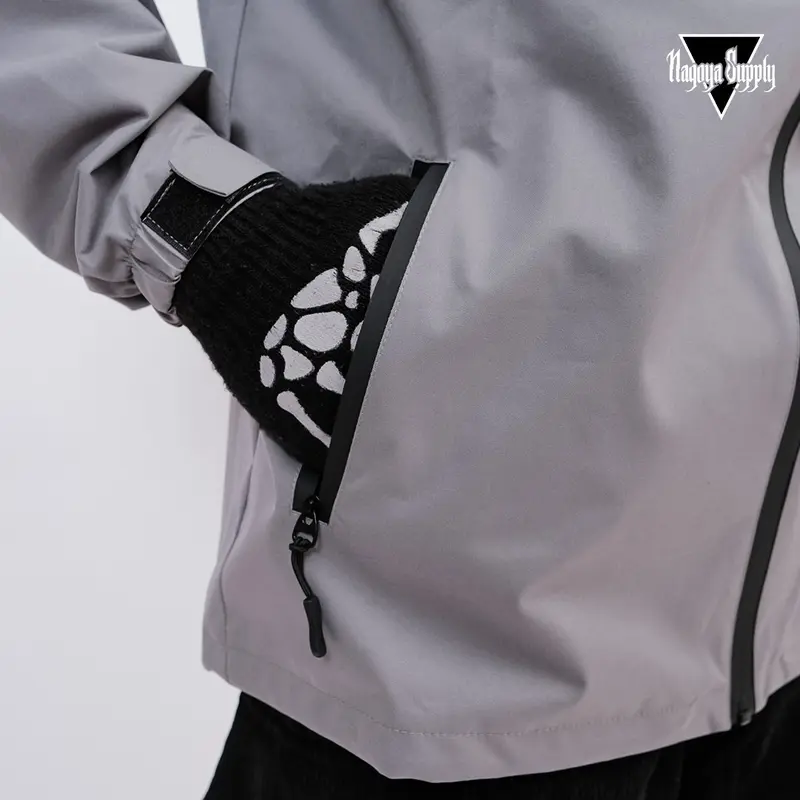 Jaket Gropcore Waterproof Anti Air Original Nagoya - Jaket Parasut Simpel Keren 4