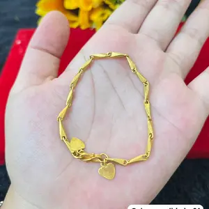 Gelang Motif Padi ASLI Koin 91 Aksesori - Model GELANAG - Bracelets