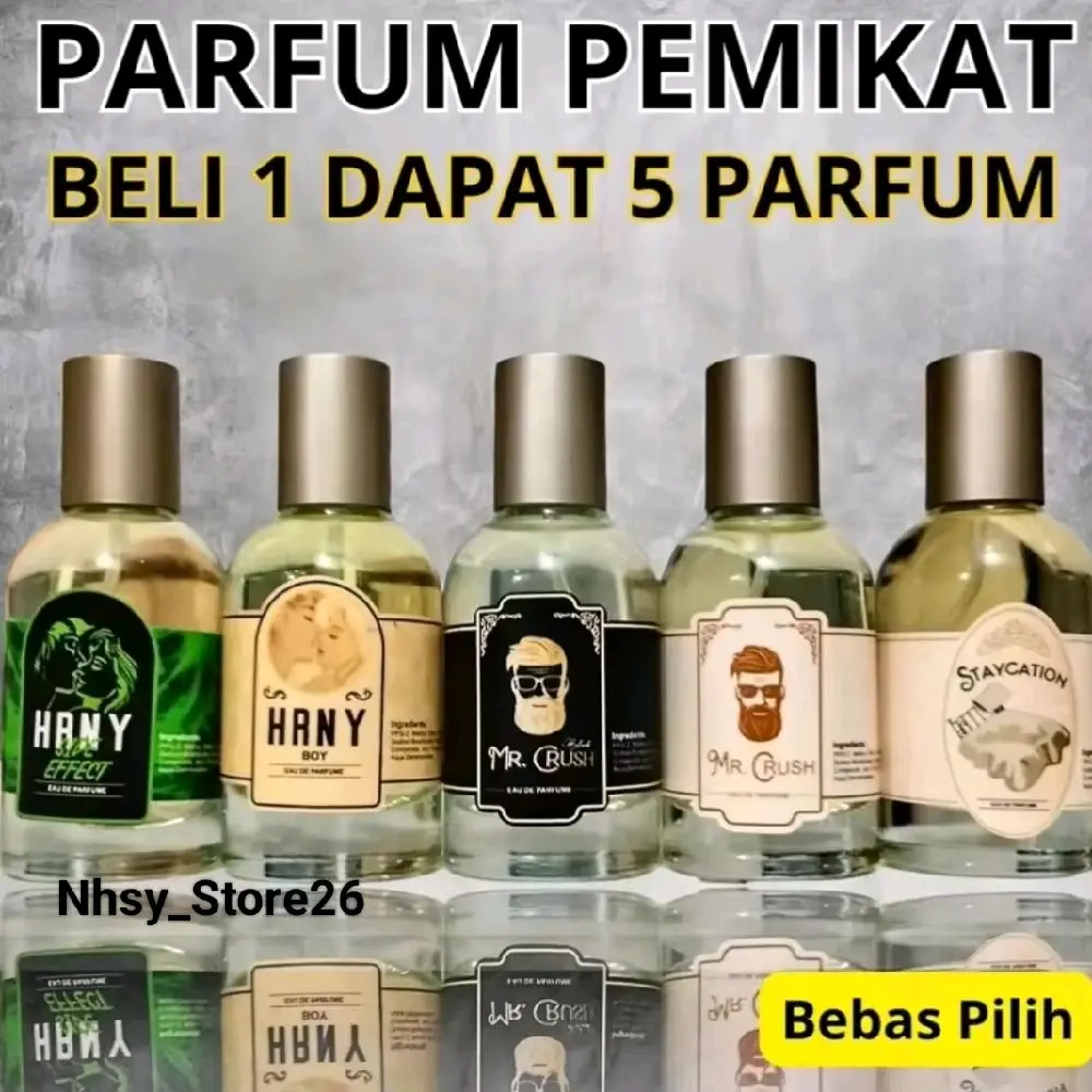 promo spesial beli 1 dapat 5 parfum pria wanita wangi tahan lama 35ml eau-de-parfume terlaris!!!