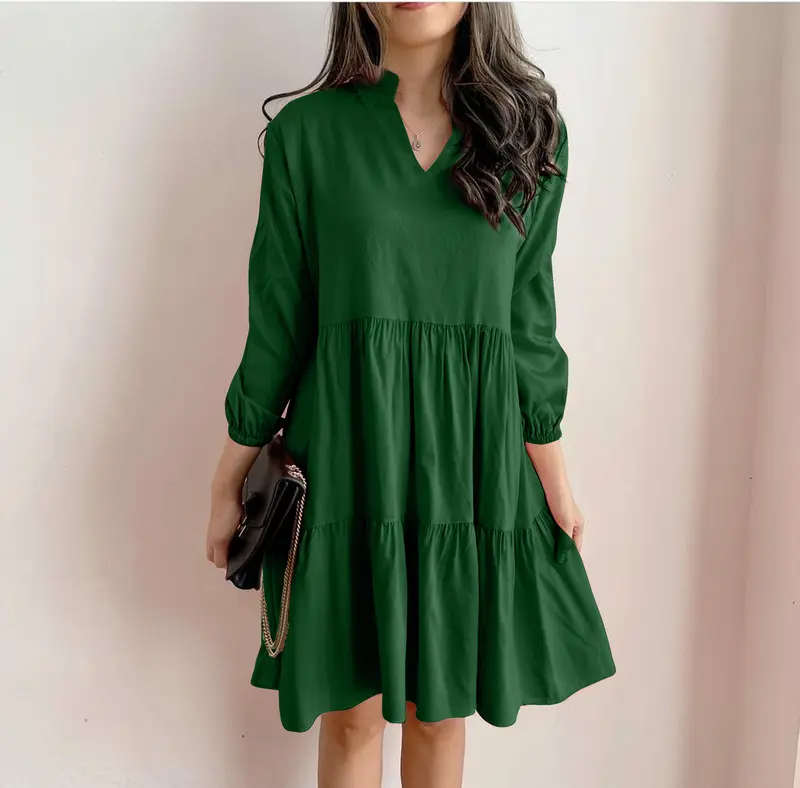 ZRS Dress Bianca Ld 106 cm P 86 cm B 186 gr Mosscrepe Viscose #4109 4