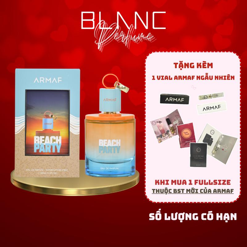 Nước Hoa Unisex Armaf Beach Party EDP Perfume Cosmetic Xịt Thơm