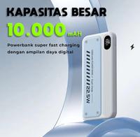 Gambar VIMET V19 Powerbank V19 10000mAh 22.5W Super Fast Charge Dual USB LED Power Display - Putih dari Vimet Official Kota Administrasi Jakarta Barat 3 Tokopedia