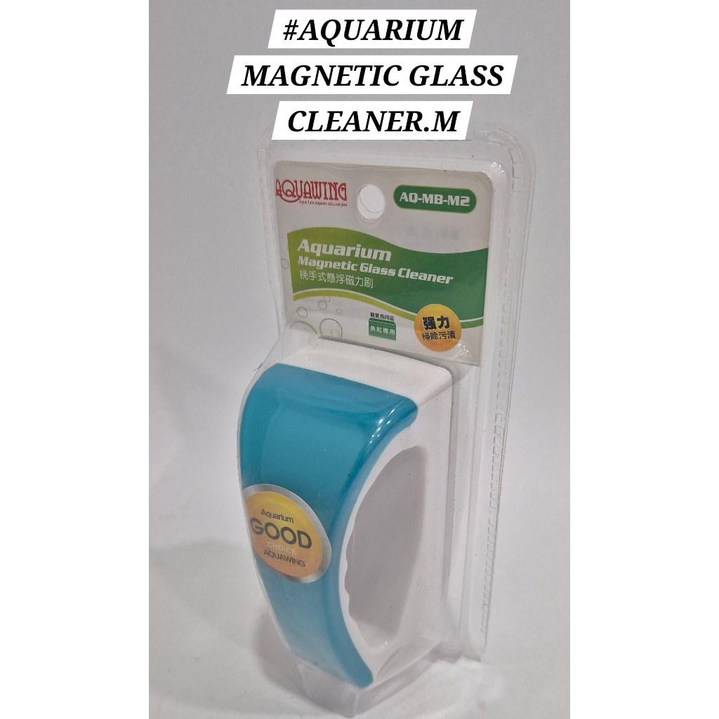 AquaWing Magnetic Cleaner Wipe Aquarium Fish Tank Handle Bar Glass Brush AQ-MB-M2 Ikan Akuarium Lap Berus Kaca
