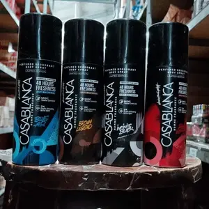 (3 PCS) CASABLANCA BODY SPRAY MAN 150ML