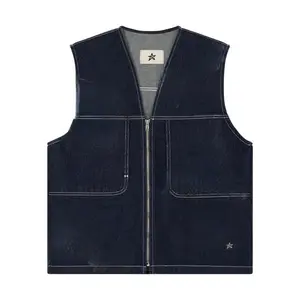 Sai - Locket Vest Jacket Raw Denim Rompi Jacket Sai - Locket Vest Jacket Raw Denim Rompi Jacket