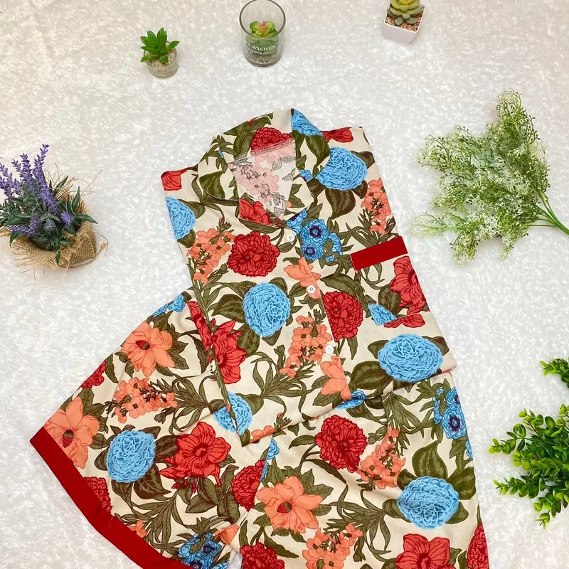 Nardita Sleepwear AULIA SET PIYAMA WANITA PAJAMAS SETELAN BAJU TIDUR RAYON PREMIUM natal one set piyama rayon 3