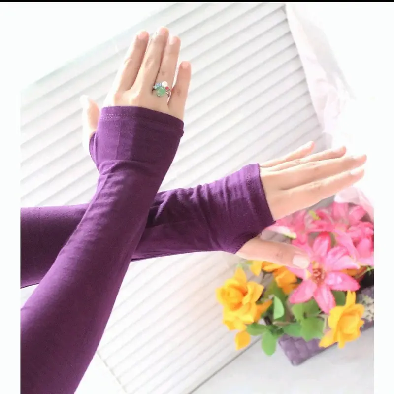 HANDSOCK JEMPOL RAYON PREMIUM/SARUNG TANGAN MUSLIMAH/HANDSOCK ADEM Wanita 4
