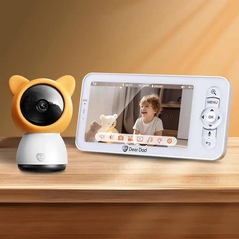 Deer Dad baby monitor two-way call digital signal dual monitoring mode 1080P resolution