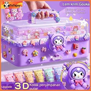 【COD】942PCS DIY Guka Set guka set box murah DIY Gantungan Kunci Gooka Keychain Set Mainan Anak Perempuan Hadiah