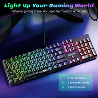 Gambar Redragon SINDRI K671 Wired mechanical keyboard 104keys RGB backlight Double-Shot PBT Keycaps dari redragonindonesia Kota Bekasi 3 Tokopedia