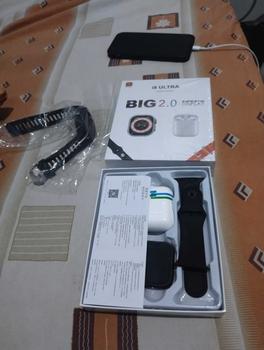 Product Review of [BELI 1 DAPAT 4] JAM SMARTWATCH I8ULLTTRA 2 TALI -TWS- JAM TANGAN FASHION - PELACAK KALORI - PELACAK DENYUT JANTUNG from B**e D**l ☠** 2